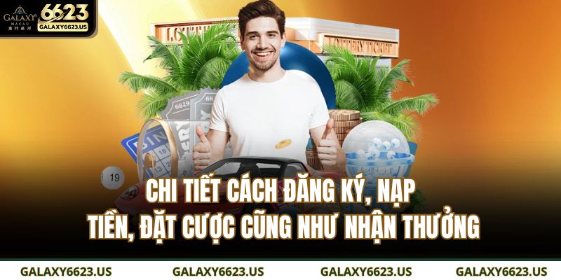 Chi tiết cách đăng ký, nạp tiền, đặt cược cũng như nhận thưởng