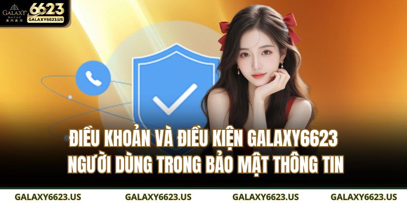 Điều khoản và điều kiện GALAXY6623 người dùng trong bảo mật thông tin